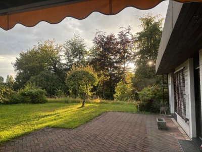Barrierefreier Bungalow, 120 m² auf einer Ebene in ruhiger Lage mit Abendsonne