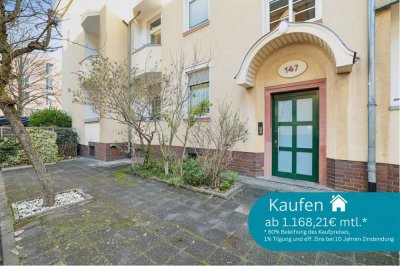++ Urbanes Wohnen mit Charme – attraktive Altbauwohnung im beliebten Stadtteil Sachsenhausen ++