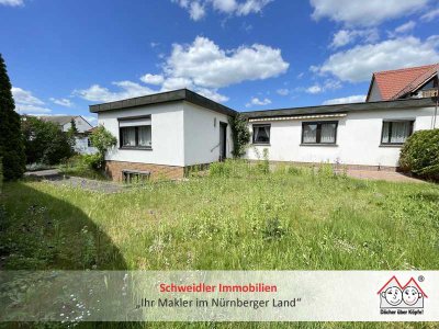 Wohlfühl-Bungalow mit großem Garten und Garage in ruhiger Lage von Lauf