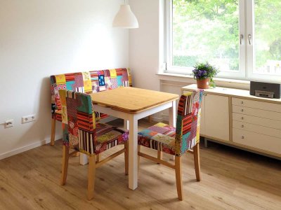 MÖBLIERT:  2-Zimmer Wohnung   -  furnished apartment