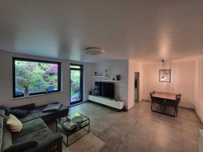 Gepflegte 2,5-Zimmer-Eigentumswohnung mit Terrasse, Garten & Garage