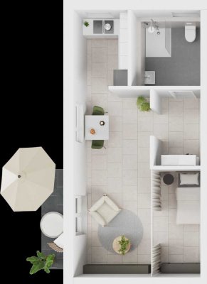 Neubau! Schöne seniorengerechte Erdgeschosswohnung mit Gartenanteil