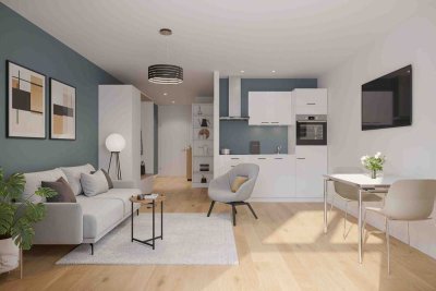 Neubau ! Ideale Wohnung für Singles und Kapitalanleger - zentral, kompakt, hochwertig