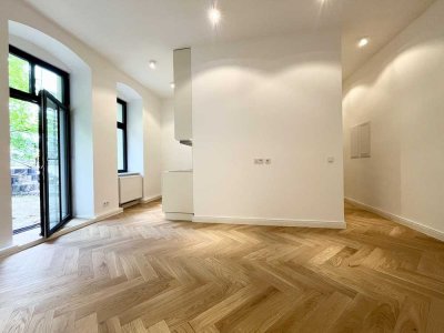 Ruhige Gartenwohnung in top Lage | EBK | Keller | Wunderschöner Altbau