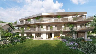 Exklusive Gartenwohnung mit eleganter Terrasse und großzügigem Außenbereich