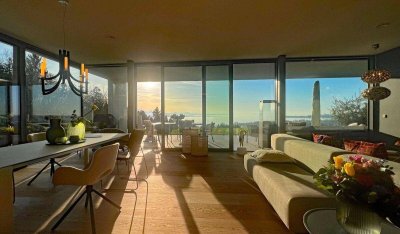 Design trifft Aussicht - Luxuswohnung am Bodensee