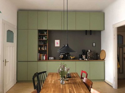 Altbauwohnung mit Dachterrasse am Ostfriedhof