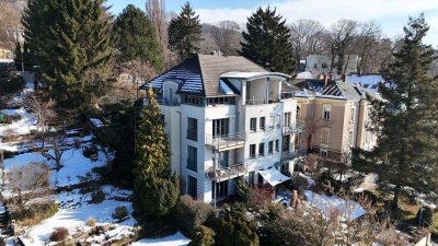 Blicklage im Loschwitzer Hang - Erstbezug 2026 ! Stylisches Business Apartment mit Garten/Terrasse