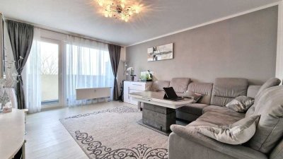 Wohnglück für Paare & kleine Familien – 3-Zi-Whg mit 77 m² & Balkon in energetisch saniertem Gebäude
