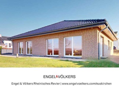 Neuwertiger Bungalow in Feldrandlage – Wohnen auf einer Ebene mit Garten