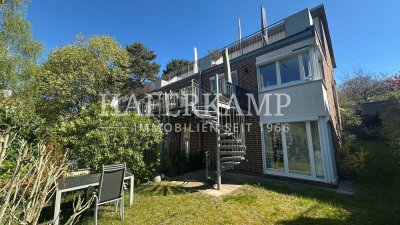 Endreihenhaus mit Dachterrasse, Balkon und Garten in Hamburg - Harburg
