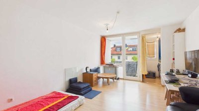 HEGERICH: Charmante 1-Zimmer-Wohnung mit Balkon & TG in Sendling-Westpark