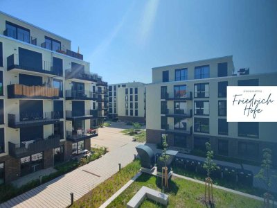 Wunderschöne 2-Zimmer-Terrassenwohnung mit Einbauküche im Neubauquartier 'Großherzog-Friedrich-Höfe'