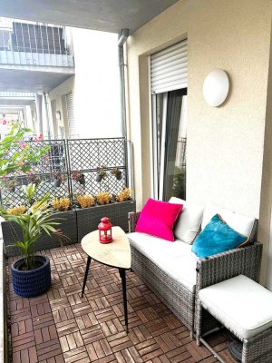 Charmante City - Wohnung mit Balkon und Einbauküche