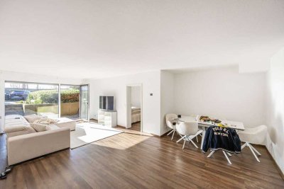 Gut vermietete Souterrainwohnung in gefragter Lage von Münster - Küche, Terrasse und Stellplatz