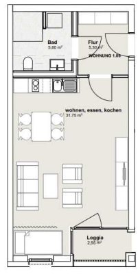 Ein-Zimmer Wohnung im Riemeke-Quartier - Ihr neues Zuhause im Herzen von Paderborn!