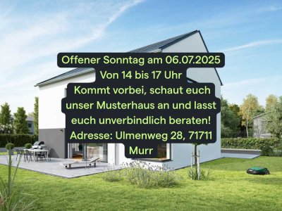Grundstück mit Neohaus einschließlich Geräteraum/Carport