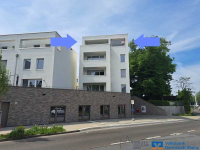 Penthousewohnung mit vier Zimmern und zwei TG-Plätzen in Hechtsheim