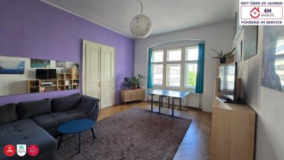 Charmante Altbauwohnung mit zwei Balkonen im Herzen des 5.Bezirks (zweiter Stock ohne Lift)