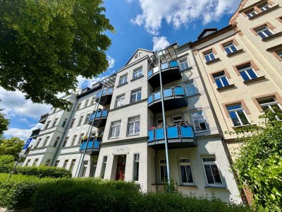 Moderne 3-Raumwohnung mit Balkon und Stellplatz auf dem Kaßberg