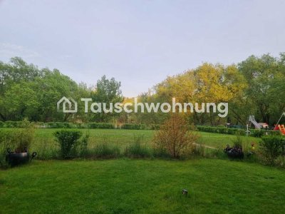 Tauschwohnung: 2-Raum-Gartenwohnung im Grünen - Köpenick (Neubau)