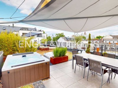 Einzigartigkeit mit Stil: Penthouse mit Wellness-Oase über den Dächern von Mainz, nahe Schillerplatz