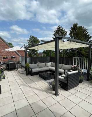 Ein Traum: 
Penthouse-Wohnung mit ca. 51 m² großer Dachterrasse in Buchholz