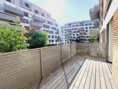 Moderne 4-Zimmer-Neubauwohnung mit Sauna und Fitnessbereich im Haus – direkt an der U2 Aspernstraße