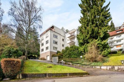 Exklusive Stadtwohnung mit großem Balkon und Blick ins Grüne