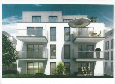 4-Zimmerwohnung mit Balkon, Neubau, Einbauküche, TG-Platz