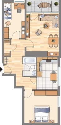 Ab sofort! 3-Zimmer-Wohnung in Dortmund Hörde (WBS für 75m² erforderlich!)