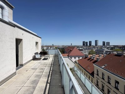 Weniger Raum, mehr Leben – 1-Zimmer-Wohnung mit Dachterrasse &amp; cleverem Stauraum