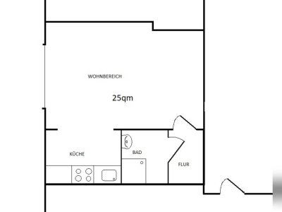 Tauschwohnung: zentrale 1-Zimmer WHG -- 2 Zimmer WHG +Balkon gesucht