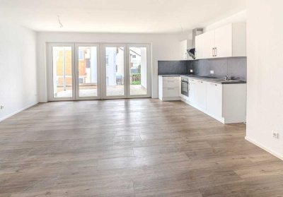 Kleiner Garten inklusive: 3-Zimmer-Wohnung mit Terrasse