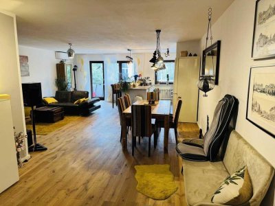 Privatverkauf: Elegante Loftwohnung (3,5 Zi.) mit 2 Balkonen & offener Design-Küche