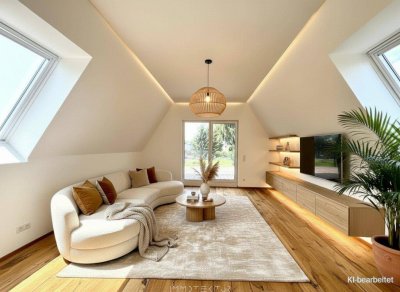 DACHTERRASSE: Sonnige 3-Zimmer-Wohnung mit Parkplatz in Liebenau - ERSTBEZUG