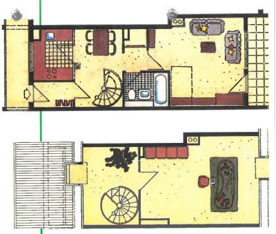 1,5-Zimmer-Wohnung mit Balkon und 88 m² Nutzfläche