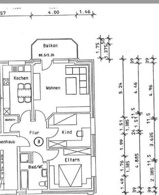 Freundliche und gepflegte 3-Raum-Wohnung mit Balkon in Everswinkel
