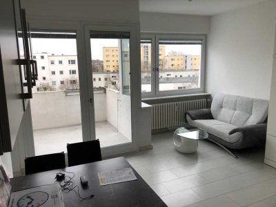 Helles, ausgestattetes Appartement mit Balkon in ruhiger Wohnlage zur Miete ab 1. Mai