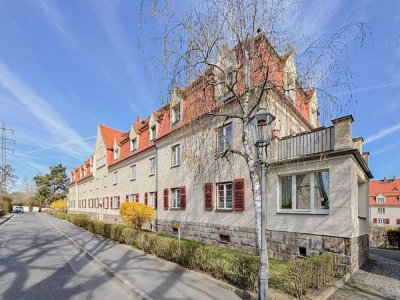 Denkmalschutz: Leerstehende und helle 3-Zimmer-Wohnung mit Garten im gefragten Dresden-Laubegast