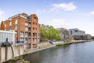 Bremen-Neustadt: Exklusive 3-Zimmer-Wohnung in Bestlage – Balkon mit spektakulärem Weserblick