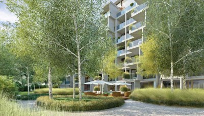 Luxuriöse 4-Zi-Wohnung mit 2 Balkonen und Spa-Zugang