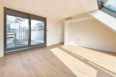 ESSENZ NO. 1 - Die neue Avantgarde des Wohnens - Traumhafte 3-Zimmer-Wohnung mit Dachterrasse