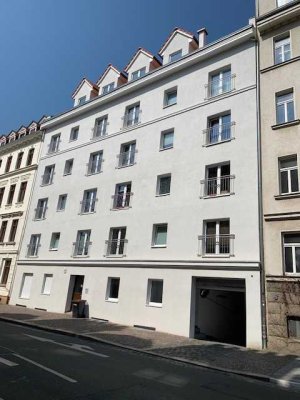 Attraktive und neuwertige 3-Raum-Wohnung mit gehobener Innenausstattung mit Balkon in Leipzig
