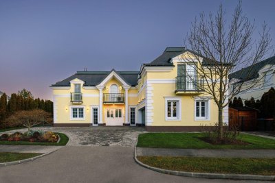 LUXUSVILLA IM WOHNPARK FONTANA – MIT KAMIN, POOL &amp; GARTEN IN OBERWALTERSDORF