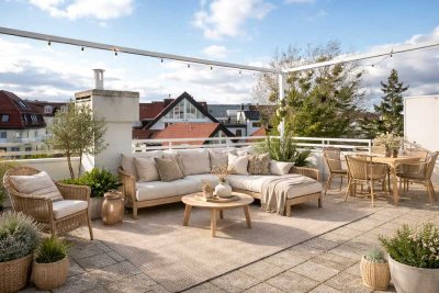 ** 2,5-Zimmer-Wohnung mit großer Dachterrasse in Sendling **