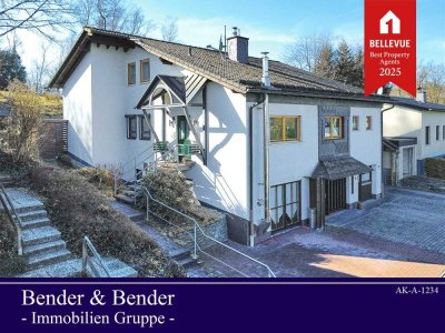 Attraktives Einfamilienhaus mit Einliegerwohnung in ruhiger Höhenlage von Gummersbach-Derschlag!