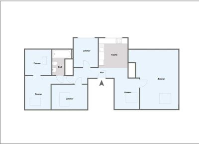 Erstbezug nach Sanierung Helle 3,5-Zimmer in Ludwigshafen