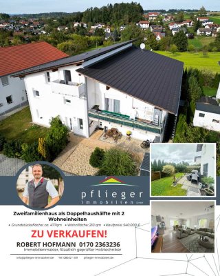 Zweifamilienhaus als Doppelhaushälfte mit 2 Wohneinheiten