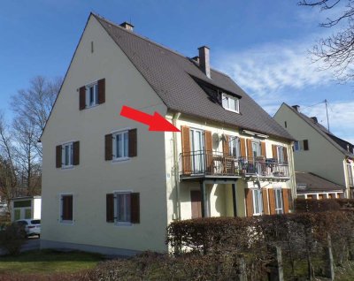 1,5-Zimmer-Obergeschoss-Wohnung,  mit Balkon, hochwertig ausgestattet, Weilheim